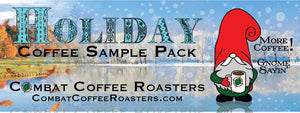 Holiday Coffee Sample Pack - 5 Holiday Inspired Coffees - Pumpkins Spice, Maple, Cinnamon, Peppermint and Mint Mocha