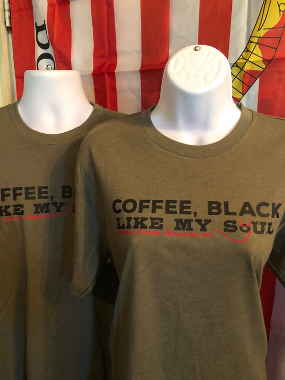 COFFEE, BLACK  Like My Soul Unisex T-Shirt