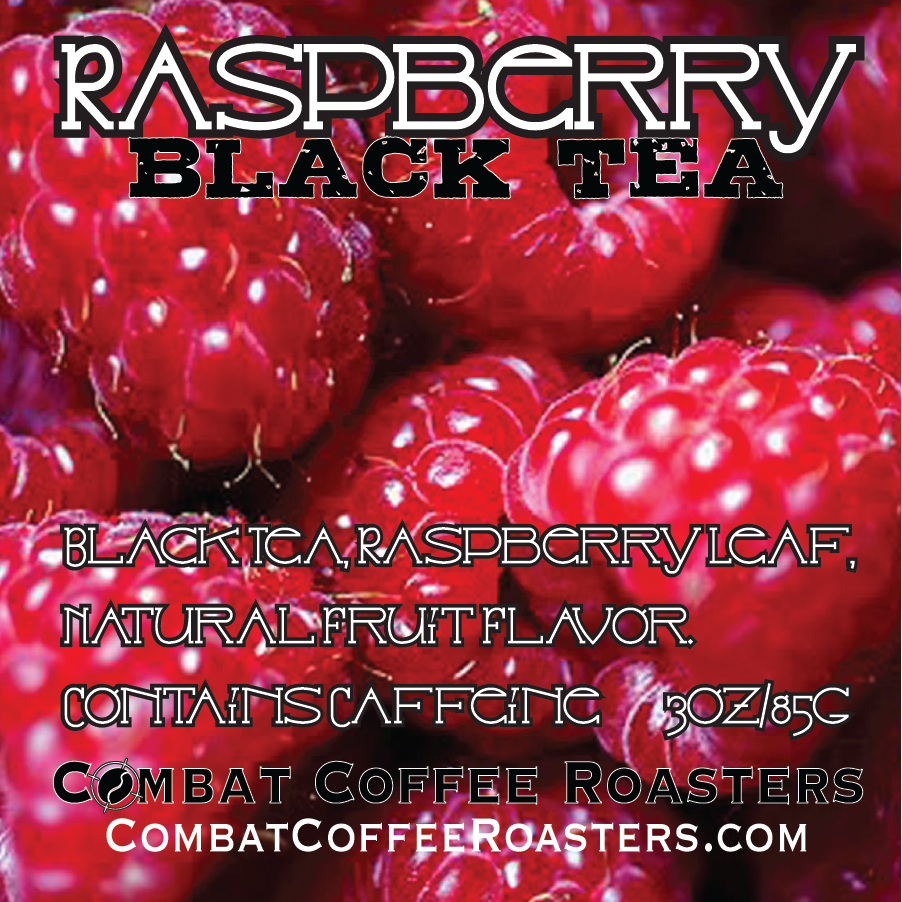 Raspberry Black Tea - 3oz – Combat Coffee Roasters
